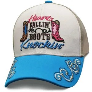 Daniel Smart Fallin' Boots Knockin' Hat, Unisex, Light Blue/Beige